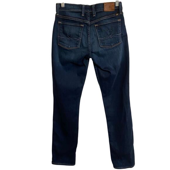 Lucky Brand Sofia Straight Jeans Dark Bacall Size 4/27 Excellent - Picture 4 of 16